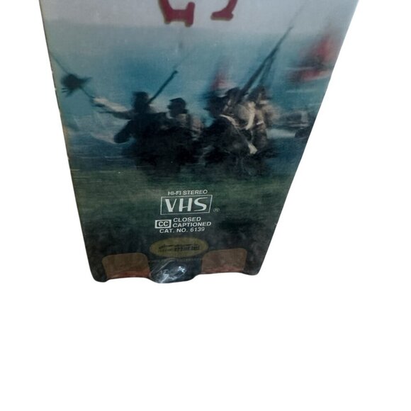 Gettysburg VHS Two Tape Set Movie Collectible Brand New In Box Factory Sealed - Picture 5 of 10